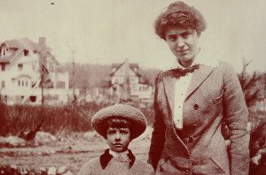 Miss Ramona Tripp with John M. Houston.